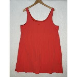 Nike Bliss Luxe Training Workout Dress Coral Pickleball Tennis 2022 sz 1X